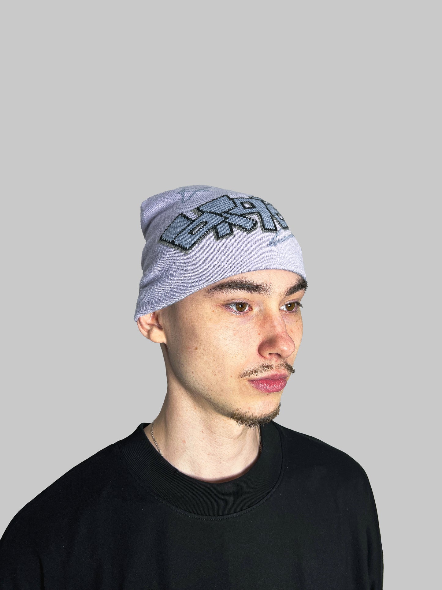 PURPLE STAR - REVERSIBLE BEANIE - Grabbs Studios