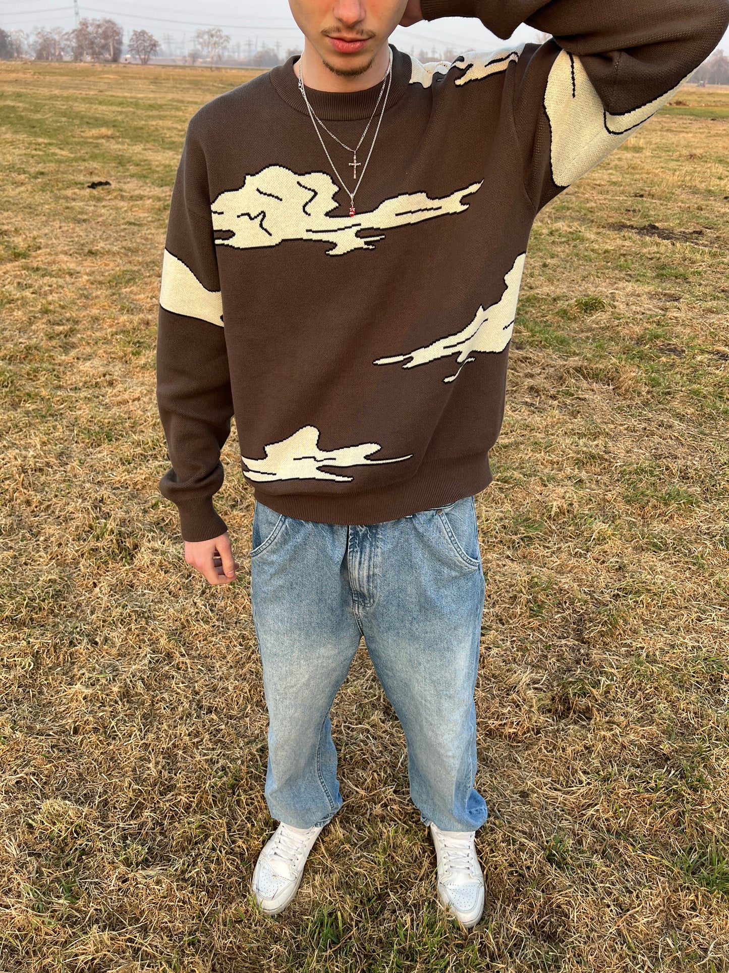 MORIOH KNITTED SWEATER - Grabbs Studios