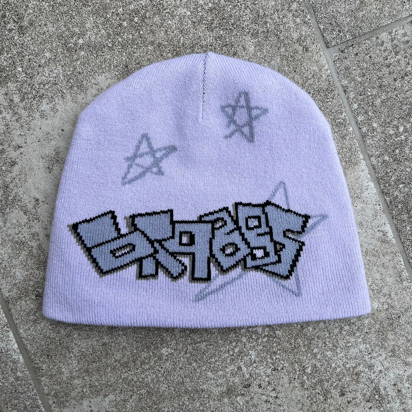 PURPLE STAR - REVERSIBLE BEANIE